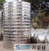 圆柱型不锈钢保温水箱